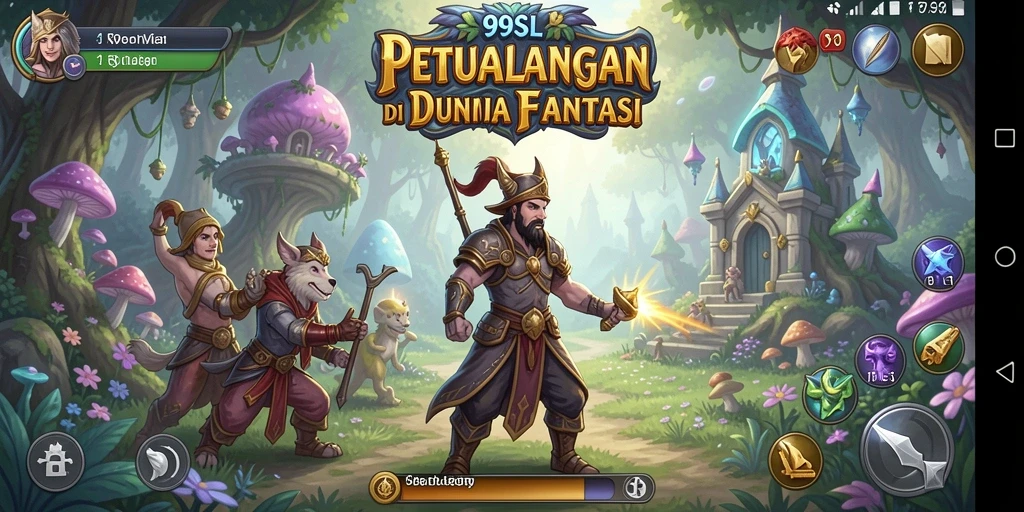 Tampilan gameplay 99SL yang menarik saat menjelajahi dunia petualangan.