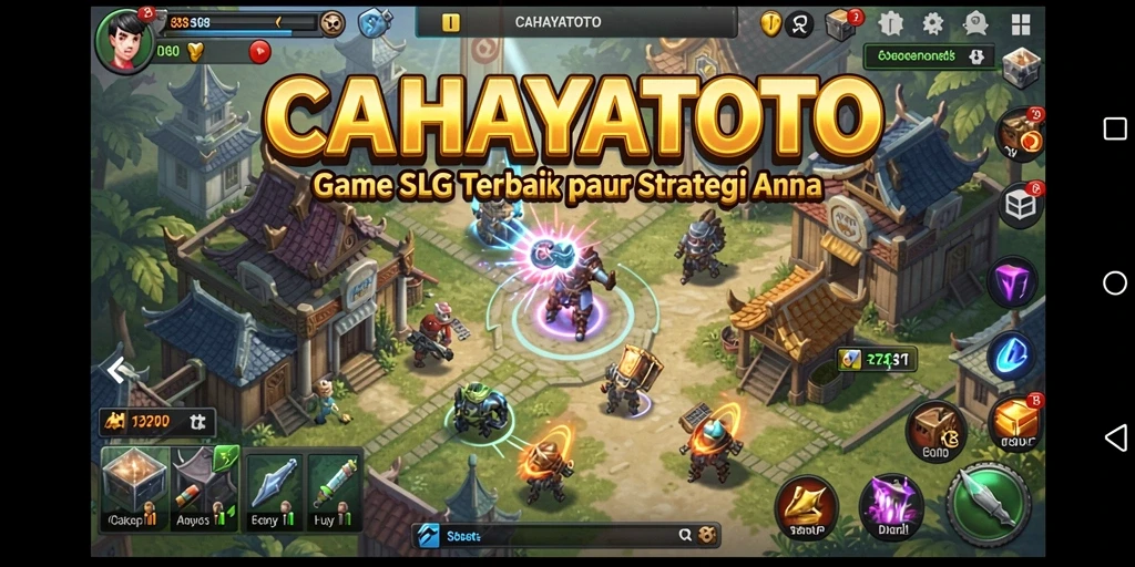 Tampilan gameplay CAHAYATOTO dengan strategi yang penuh tantangan.