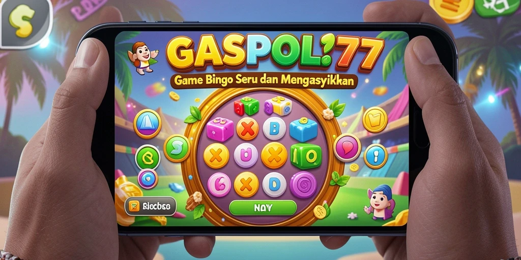 Tampilan gameplay seru GASPOL77 saat bermain Bingo online.