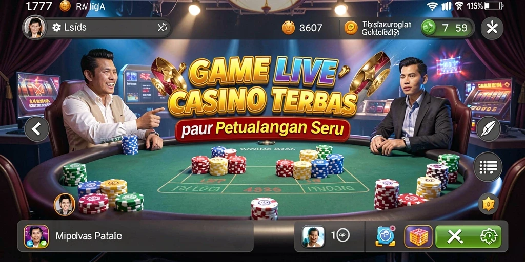 Gameplay seru L777 dalam suasana Live Casino yang mendebarkan.