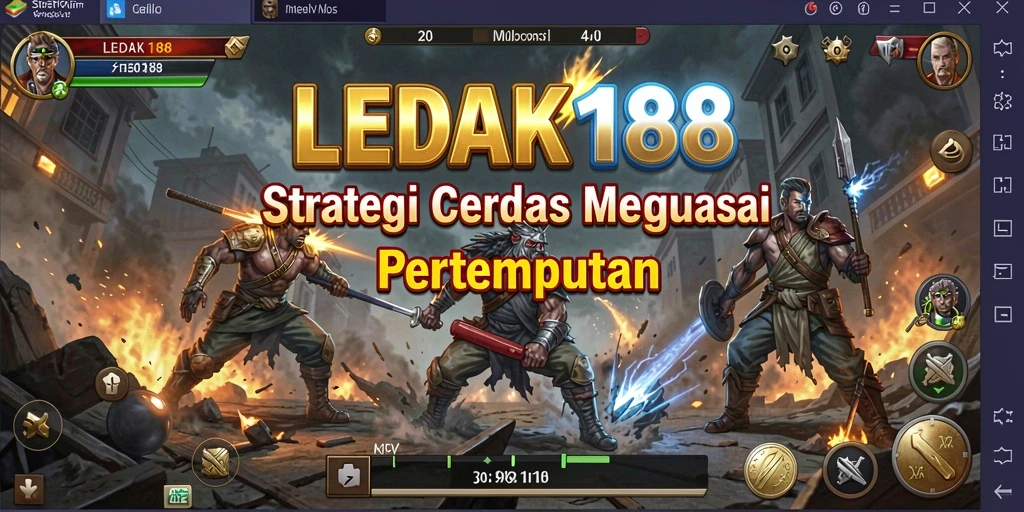 Tampilan gameplay menegangkan di LEDAK188 dengan strategi yang mendalam.