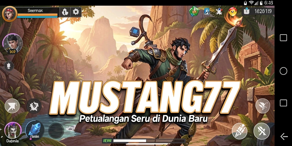 Tampilan gameplay <strong>MUSTANG77</strong> yang menampilkan eksplorasi menarik.
