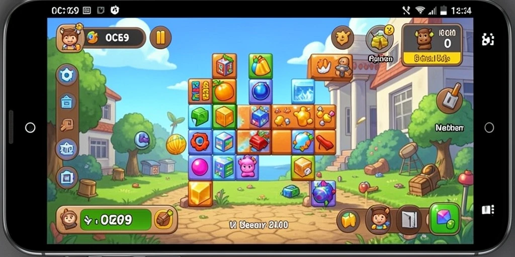 Screenshot OCE69 menampilkan gameplay Puzzle yang seru dan menantang.