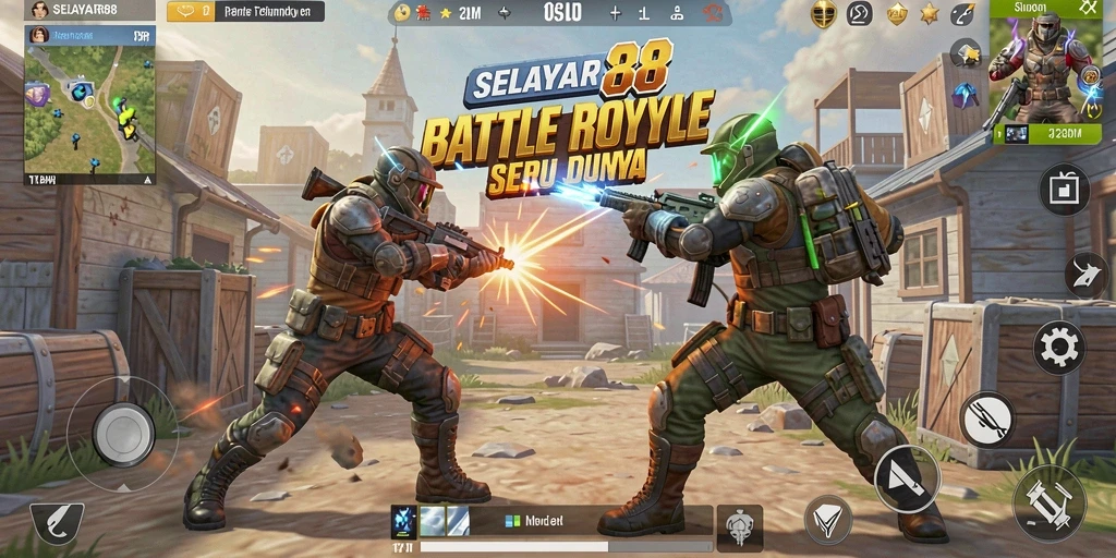 Tangkapan layar gameplay <strong>SELAYAR88</strong> menampilkan aksi pertarungan yang mendebarkan.