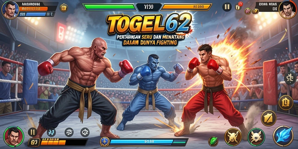 Screenshot TOGEL62 menunjukkan aksi bertarung yang intens.