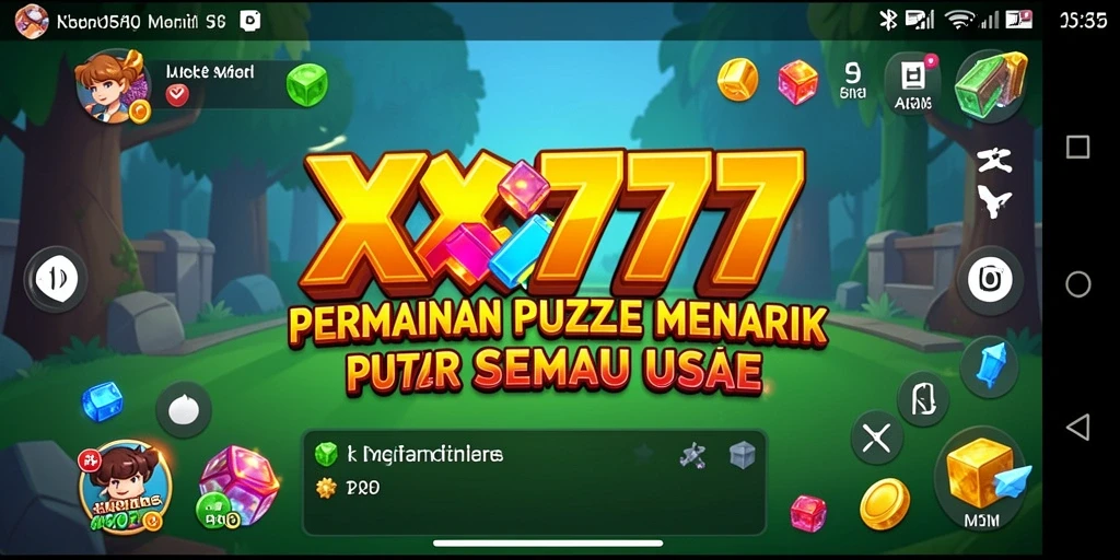 Gameplay XXX777 yang intens dan menantang dalam puzzle.